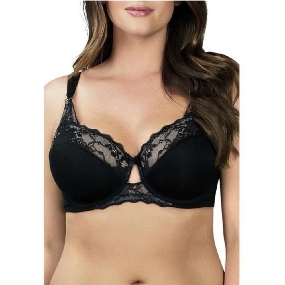 Parfait Scalloped Lace Trim Underwire Bra 34C NWT